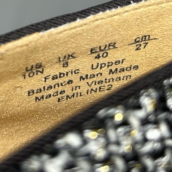 Naturalizer Emiline 2 tweed fabric upper Loafer women size 10N - Picture 13 of 13